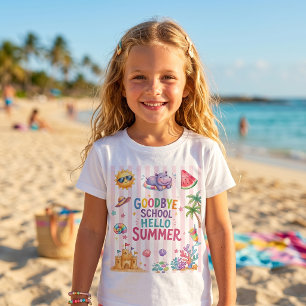 Hallo Sommerparty-Streifen T-Shirt