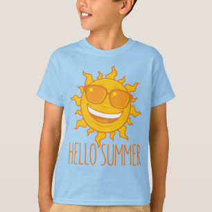 Hallo Sommersonne mit Sonnenbrille T-Shirt