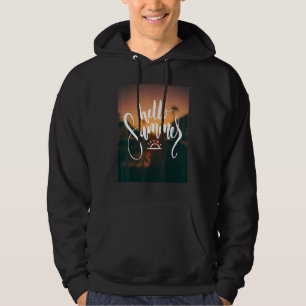 Hallo Sommerurlaub Eiscreme Sonnenstrand Männer Ki Hoodie