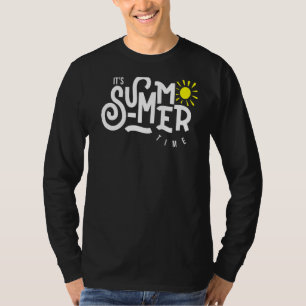 Hallo Sommerurlaub Eiscreme Sonnenstrand Männer Ki T-Shirt