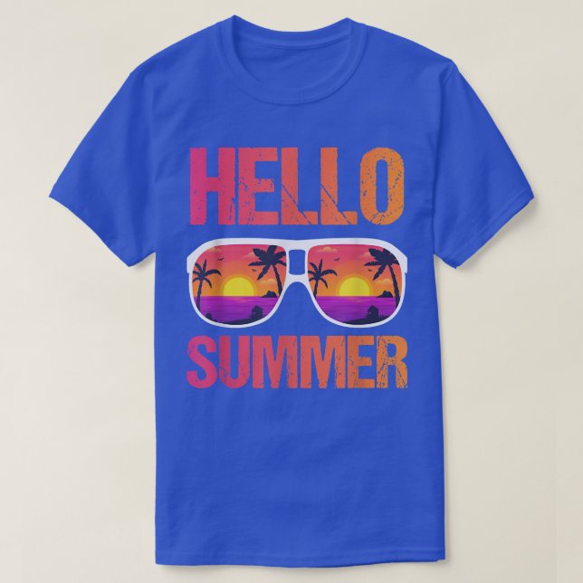 Hallo Sommerurlaub T-Shirt (Design vorne)
