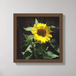 Hallo Sonnenschein - Designer-Leinwand Riesensonne Leinwanddruck