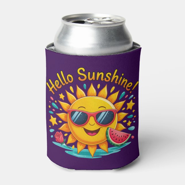 Hallo Sonnenschein  Dosenkühler (Kanne Vorderseite)