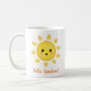 Hallo Sonnenschein Glückliche Sonne Positivität Kaffeetasse