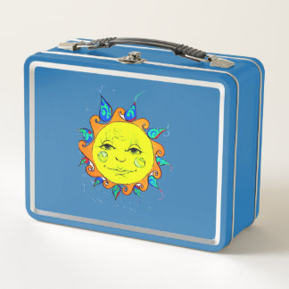 Hallo Sonnenschein Klassische Metall-Lunchbox Metall Brotdose
