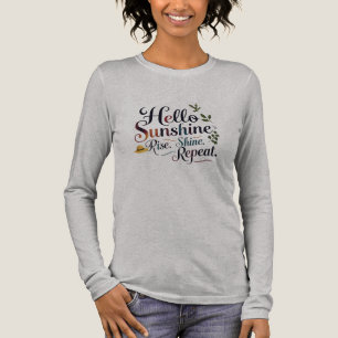 Hallo Sonnenschein, Naturs Ruf. Erhebe dich. Erstr Tri-Blend Shirt