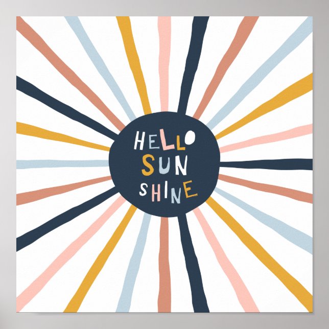 Hallo Sonnenschein Poster (Vorne)