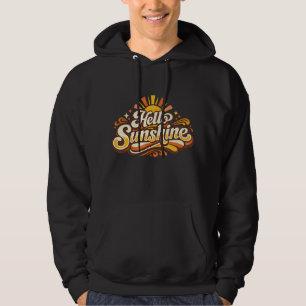 Hallo Sonnenschein Retro-Sommer Stimmung Hoodie
