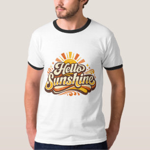 Hallo Sonnenschein Retro-Sommer Stimmung T-Shirt
