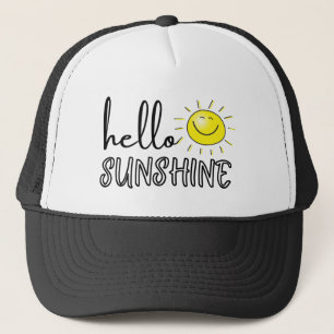 Hallo Sonnenschein Sommer Truckerkappe