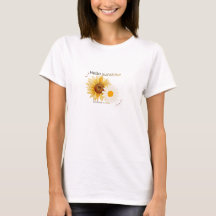 Hallo Sonnenschein Sonnenblume und Gänseblümchen D