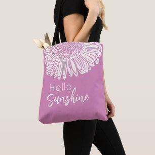 Hallo Sonnenschein Sonnenblumen-Illustration – Frö Tasche