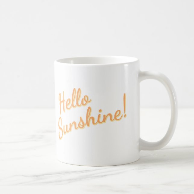 Hallo Sonnenschein - Tasse (Rechts)
