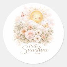 Hallo Sonnenschein – Zitat über positiven Sonnensc