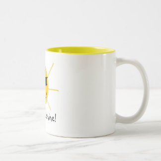 Hallo, Sonnenschein! Zweifarbige Tasse
