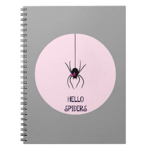 Hallo Spinnen Notizblock
