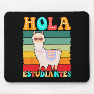 Hallo Studenten Spanischlehrer Zurück zur Schule Mousepad