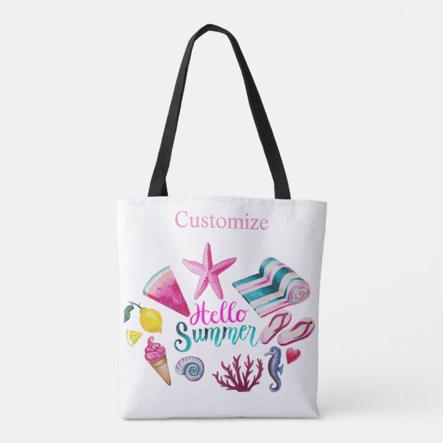 Hallo Summer Beach Thunder Cove Tasche (Rückseite)