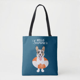 Hallo Summer Corgi Beach Hunde Tasche