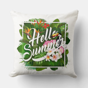 Hallo Summer Throw Kissen