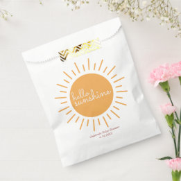 Hallo Sunshine Baby Dusche Geschenktütchen