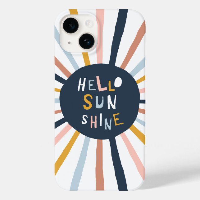 Hallo Sunshine Case-Mate iPhone 14 Hülle (Rückseite)