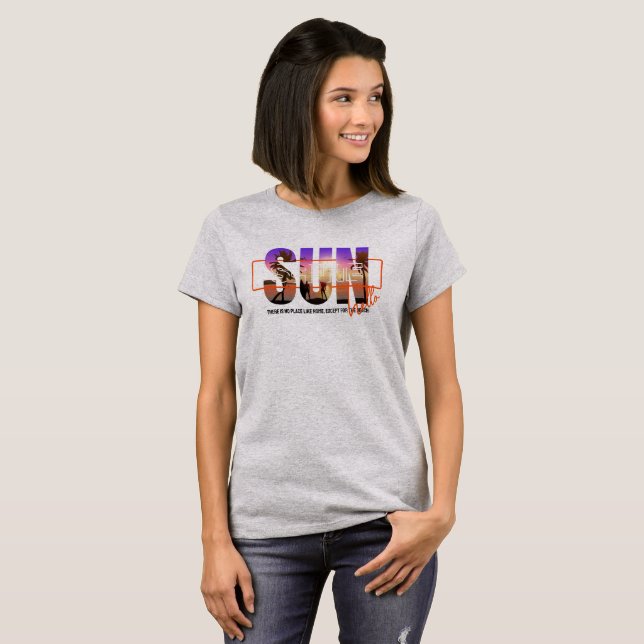 Hallo Sunshine | Damen T-Shirt (Vorne ganz)