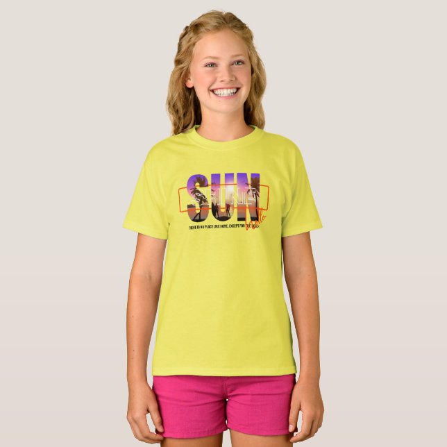 Hallo Sunshine | Kinder T-Shirt (Vorne ganz)