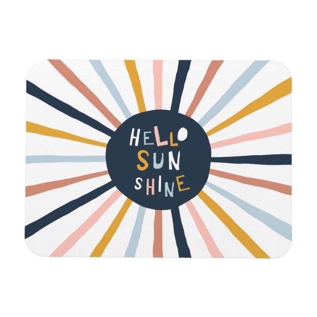 Hallo Sunshine Magnet (Horizontal)