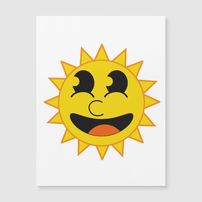 Hallo Sunshine Magnetkarte (Vorderseite)