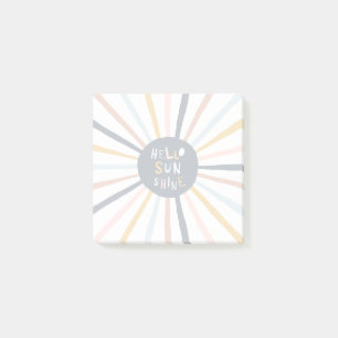 Hallo Sunshine Post-it Klebezettel