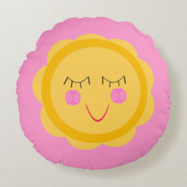 Hallo, Sunshine! Rundes Kissen