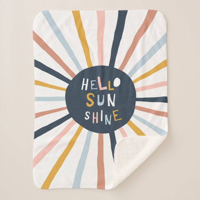 Hallo Sunshine Sherpadecke (Vorderseite)