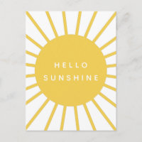 Hallo Sunshine | Sun Modern Scandi Mustard Yellow