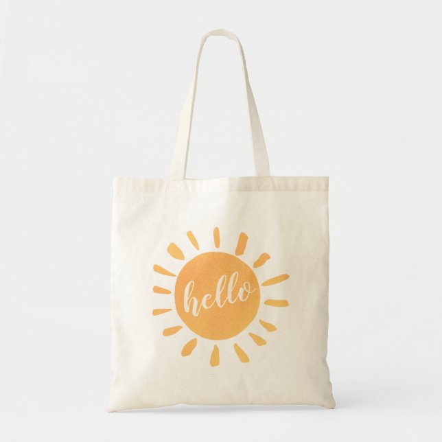 Hallo Sunshine Tote Bag Tragetasche (Vorne)