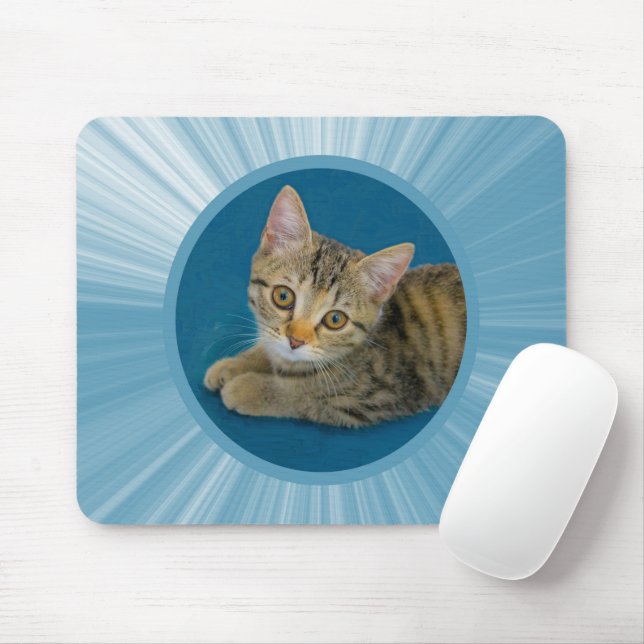 Hallo Süsse - niedliches Kätzchen Mousepad (Mit Mouse)
