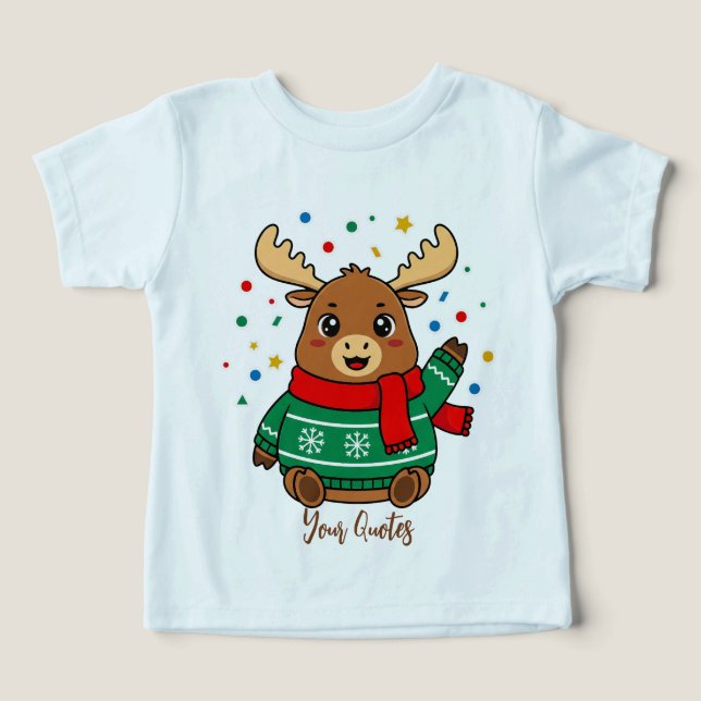 Hallo süßes Baby-Elch (Design Vorderseite)