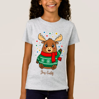 Hallo süßes Baby-Elch T-Shirt