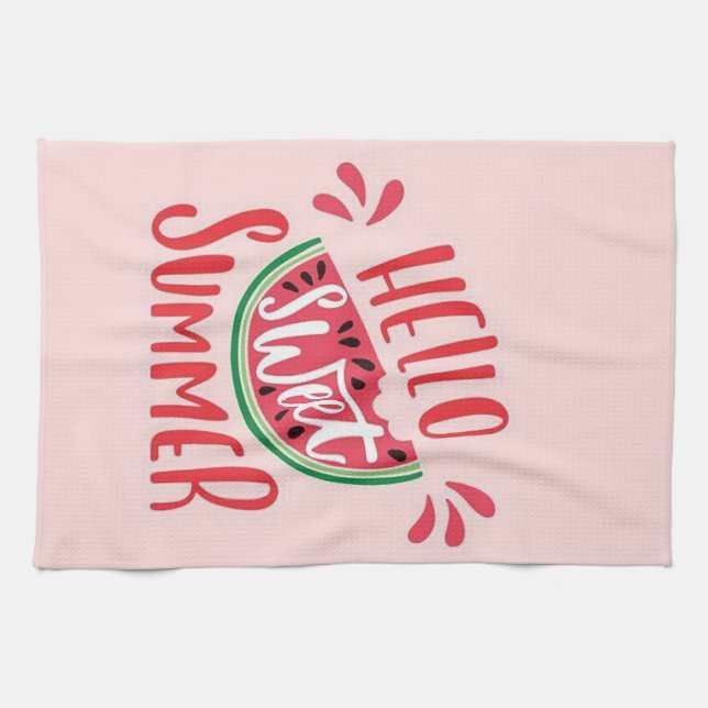 Hallo Sweet Summer Geschirrtuch (Horizontal)