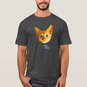 Hallo, Sweetie-Katzen-Shirt T-Shirt