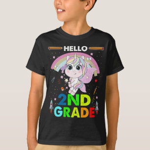 Hallo T - Shirt 2. Klasse zurück nach Schoo