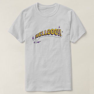 HALLO! T - Shirt - grau