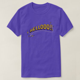 HALLO! T - Shirt - Lila