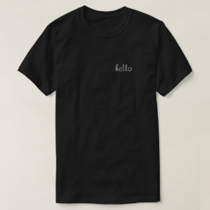 Hallo T - Shirt (schwarz)