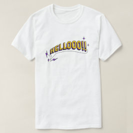HALLO! T - Shirt - weiß