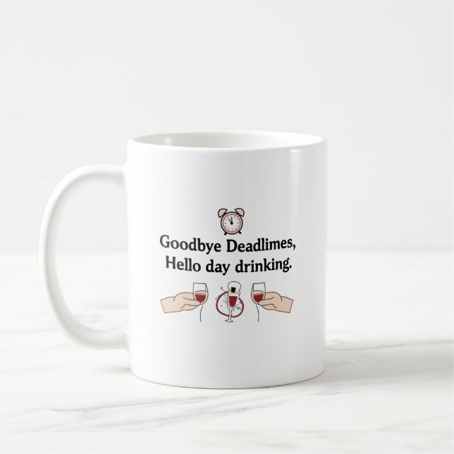 Hallo Tag trinken Rente Tasse (Links)