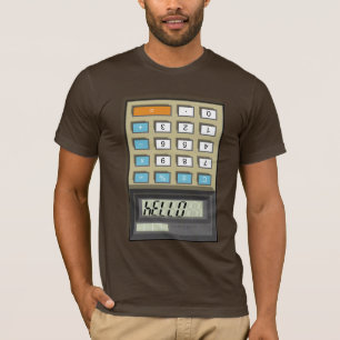 Hallo Taschenrechner-Shirt T-Shirt