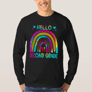 Hallo Team der zweiten Klasse Erster Schultag Tie  T-Shirt