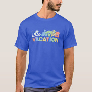 Hallo Urlaub magischer Florida-Park wdw inspiriert T-Shirt
