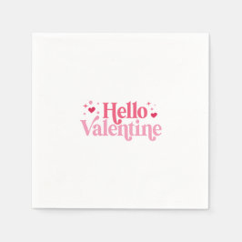 Hallo Valentine Napkins Serviette